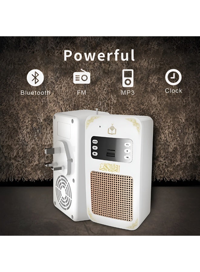 مكبر صوت للقرآن الكريم بتقنية البلوتوث، مكبر صوت للقرآن الكريم يُوصل بالجدار، تطبيق للتحكم عن بُعد، ضوء ليلي، ذاكرة 8 جيجابايت، وصلة USB، موديل SQ-669 - Image 5